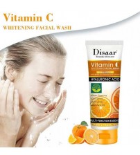 Disaar Vitamin C Whitening Facial Wash with Hyaluronic Acid